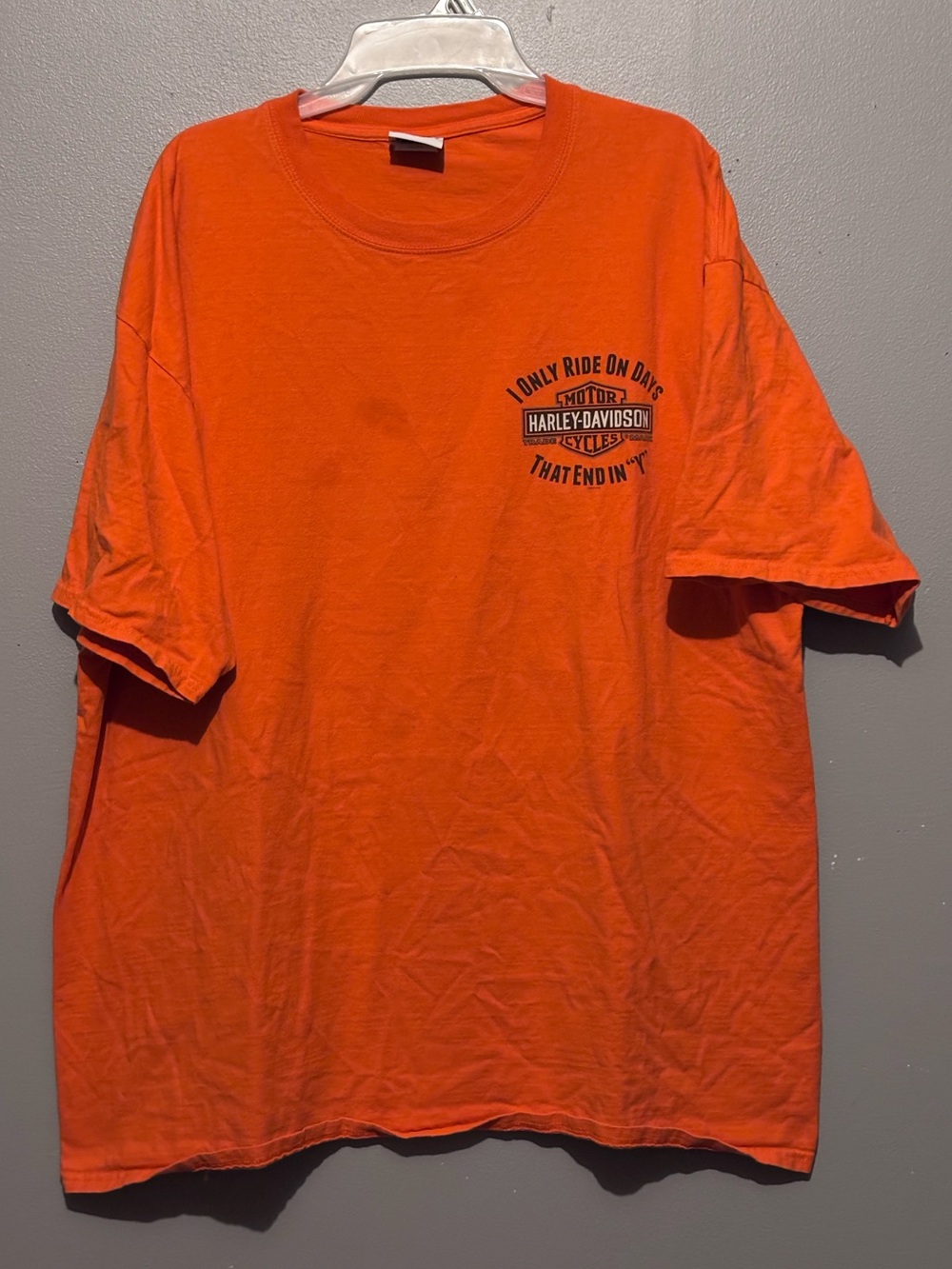Harley Davidson Neon Orange Chi-Town T-Shirt